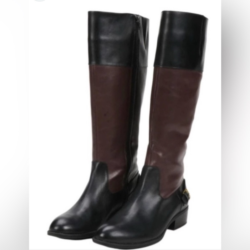 Lauren Ralph Lauren Genuine Leather Tall Riding Boots